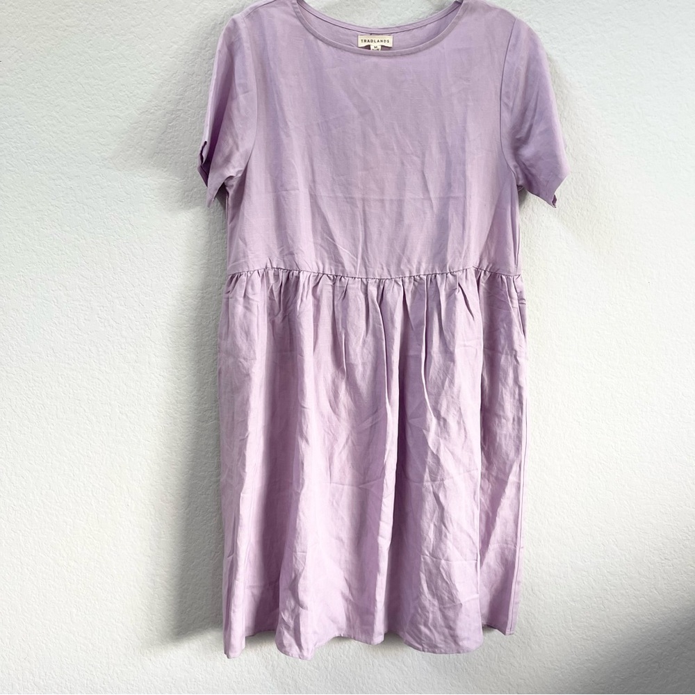 Tradlands Nico Dress Lilac Size Medium - Picture 3 of 6
